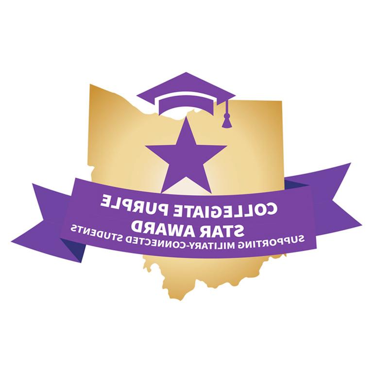 Ohio Collegiate Purple Star award badge